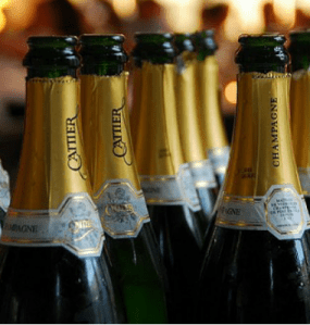 Bottles of Champagne