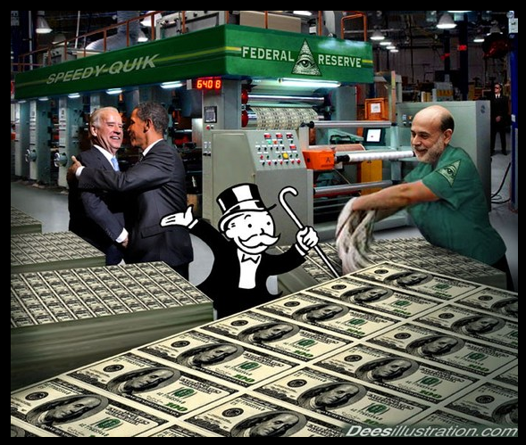 Our Monetary System is predicated on FRAUD and Deceit. It deserves to die, and its Owners/Beneficiaries rounded up and incarcerated. [Credit: Dave Dees Illustrations]