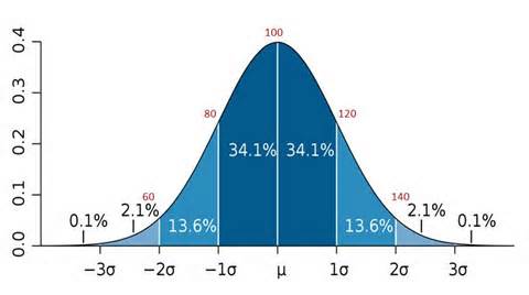 A classical Standard Deviation plot. It represents the "mean of the mean" of a data set. It is also known by the term "bell curve".