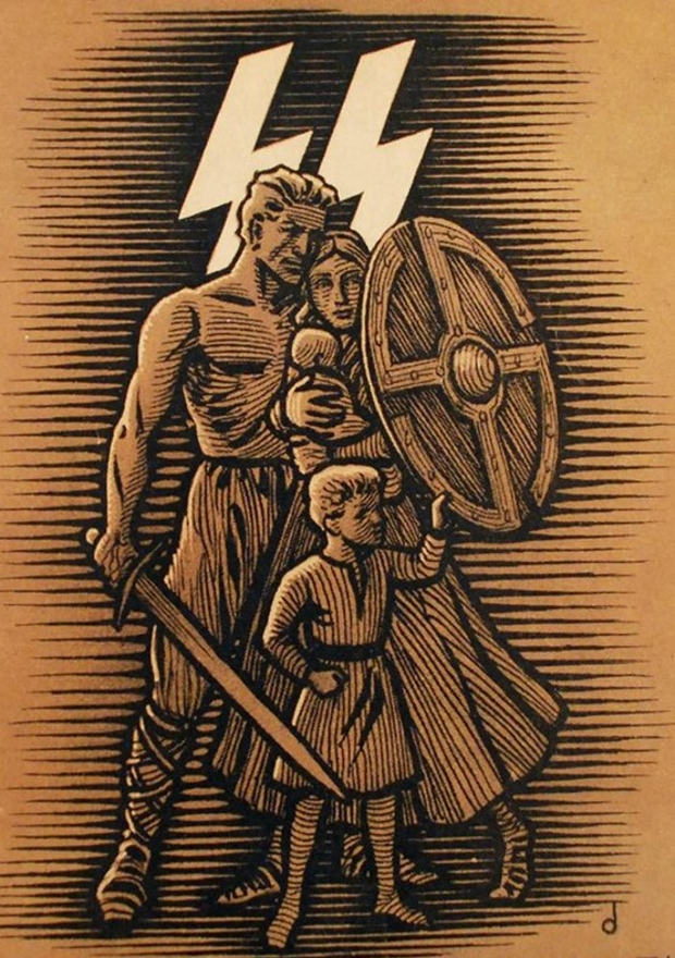 National Socialism places the FAMILY at the centre of all policy.